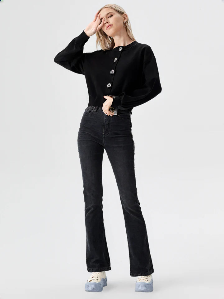 METOVINS BLACK KNIT EMBRACE