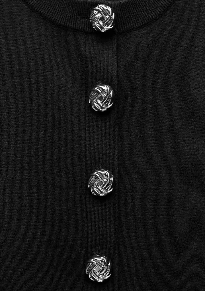 METOVINS BLACK KNIT EMBRACE