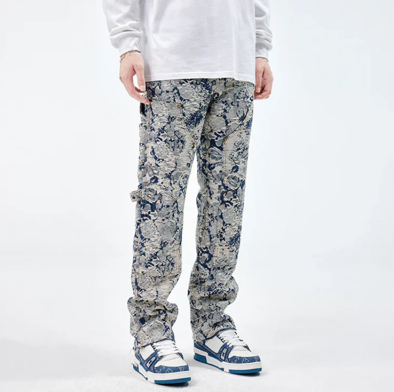 BLUE FLOWER JEANS