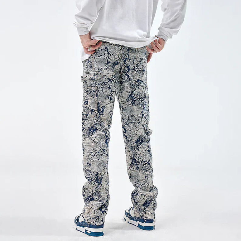 BLUE FLOWER JEANS