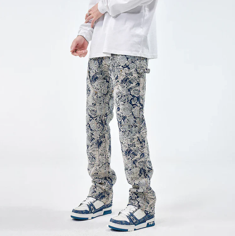 BLUE FLOWER JEANS