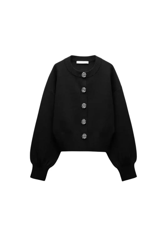 METOVINS BLACK KNIT EMBRACE