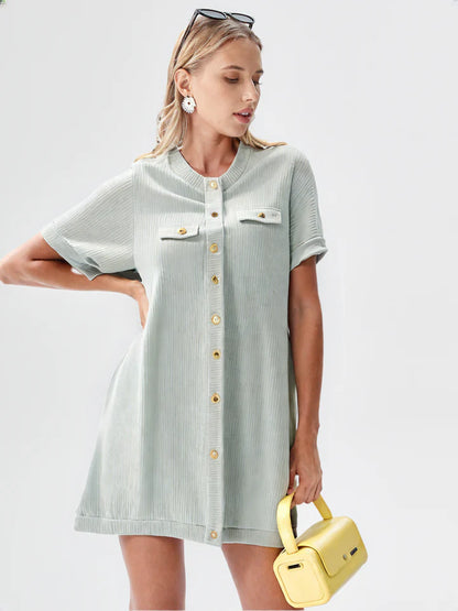 METOVINS Wide PETAL DRESS